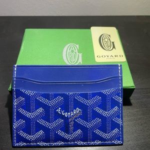 Goyard Blue Cardholder